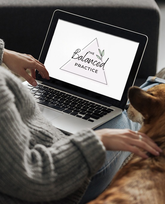 Laptop Logo | The Balanced Practice Inc | Counselling Clinic Ottawa